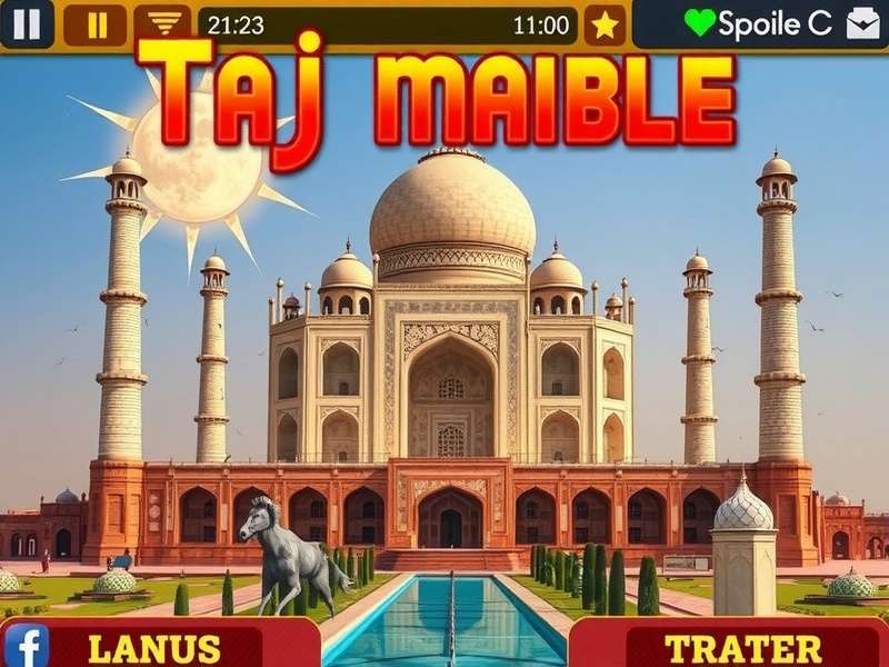 Taj Mahal Trouble Game Screenshot